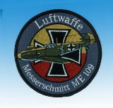 Patch  Messerschmitt Me109 Luftwaffe