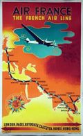 Affiche Air France The French Air Line