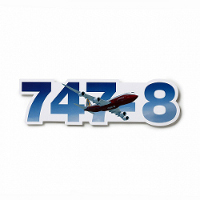 Stickers Autocollant Boeing 747-8