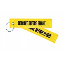 Porte-Clés Remove Before Flight (Yellow)