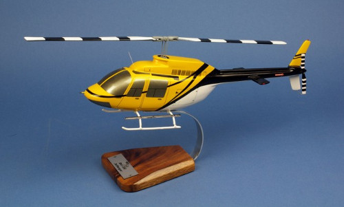 Bell 206A Jet Ranger yellow