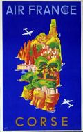 Affiche Air France Corse