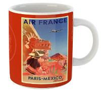 Mug Air France Paris-Mexico